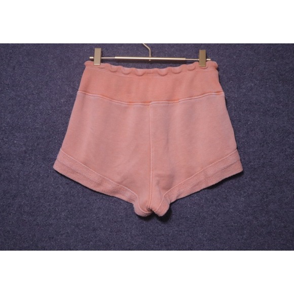 Free People Shorts XS Coral High Rise HR HW Sweatshorts 1.5" Movement Athleisure - Picture 3 of 5